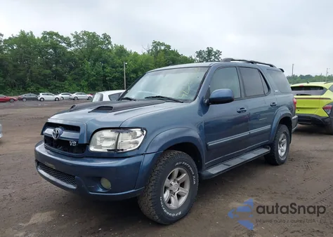 2007 Toyota Sequoia Sr5 V8 from USA, damaged, VIN 5TDBT44A07S285946
